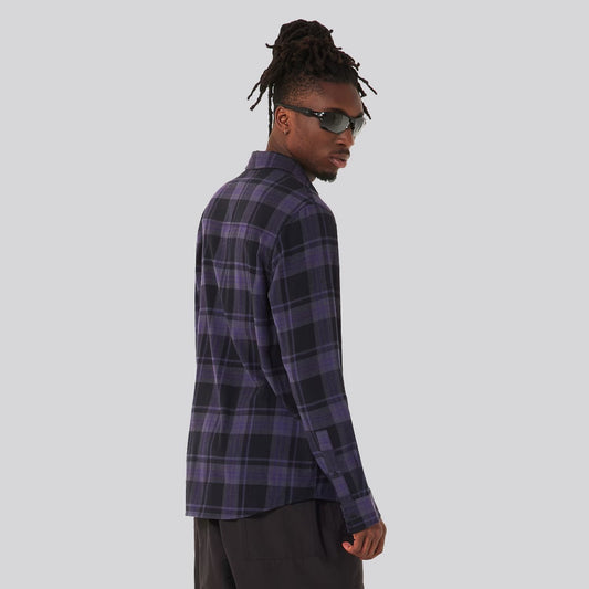 Camisa Oakley Podium Plaid Black/Graphite/Amethyst