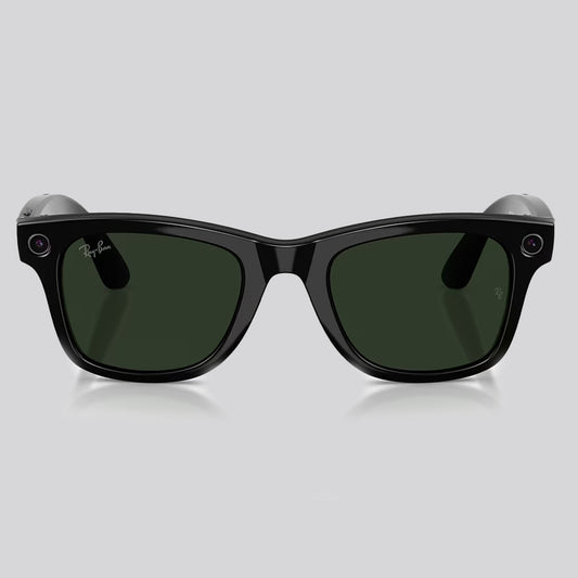 Lentes de Sol Ray-Ban Wayfarer Meta Gen 2 Black Polarizado