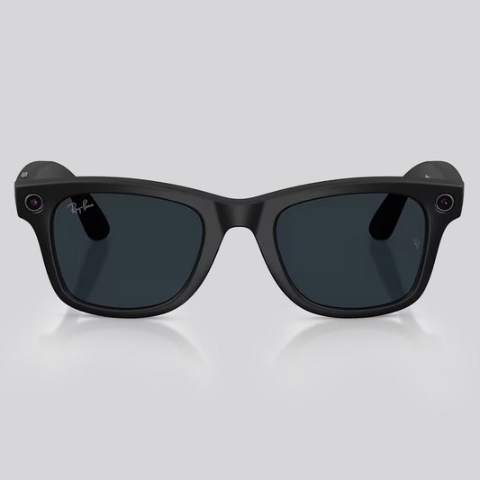 Lentes de Sol Ray-Ban Wayfarer Meta Gen 2 Matte Black Polarizado 53-22
