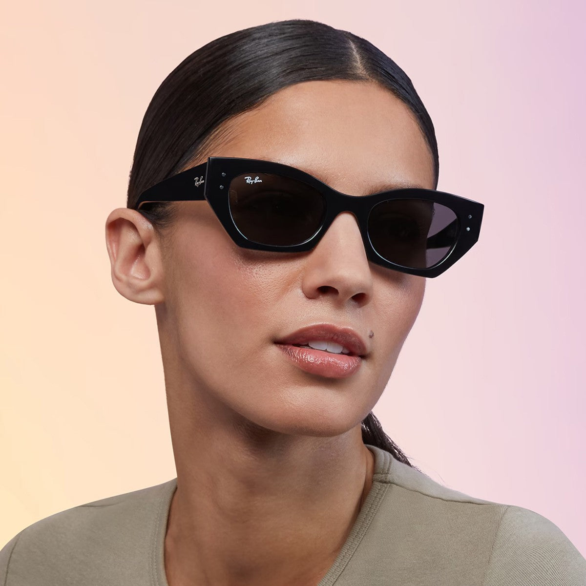 Lentes de Sol Ray-Ban Zena Black / Dark Grey