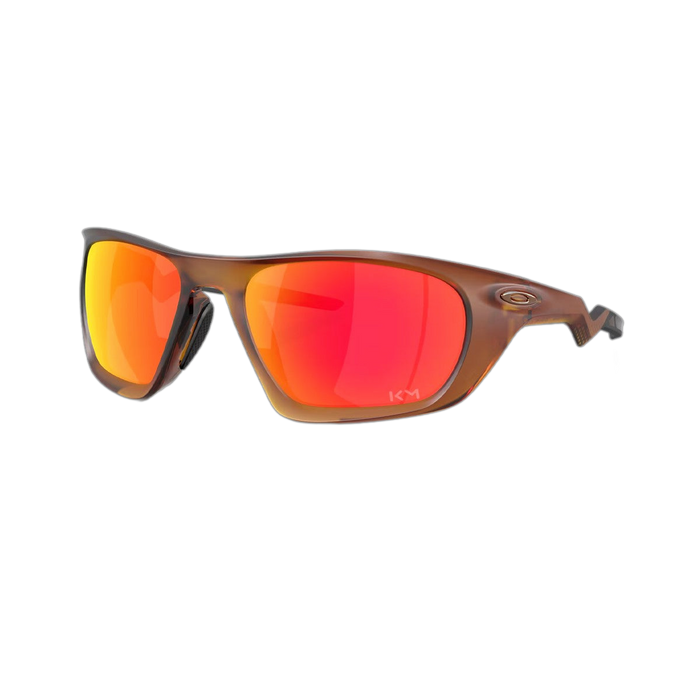 Lentes de Sol Oakley Lateralis KM Signature Edición Kylian Mbappé Matte Dark Amber / Prizm Ruby