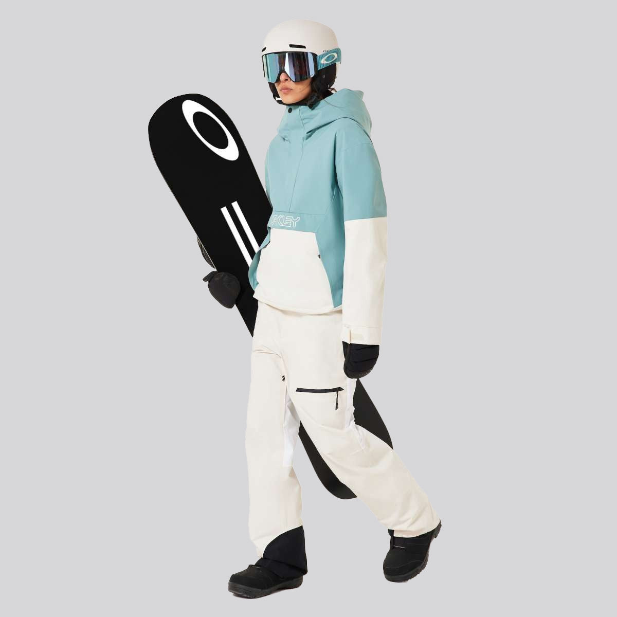 Chaqueta Oakley TNP TBT Insulated Anorak Light Blue/White Oakley