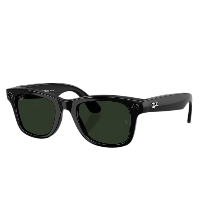 Lentes de Sol Ray-Ban Wayfarer Meta Gen 2 Black Polarizado