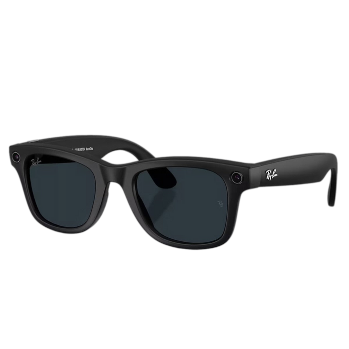 Lentes de Sol Ray-Ban Wayfarer Meta Gen 2 Matte Black Polarizado 53-22