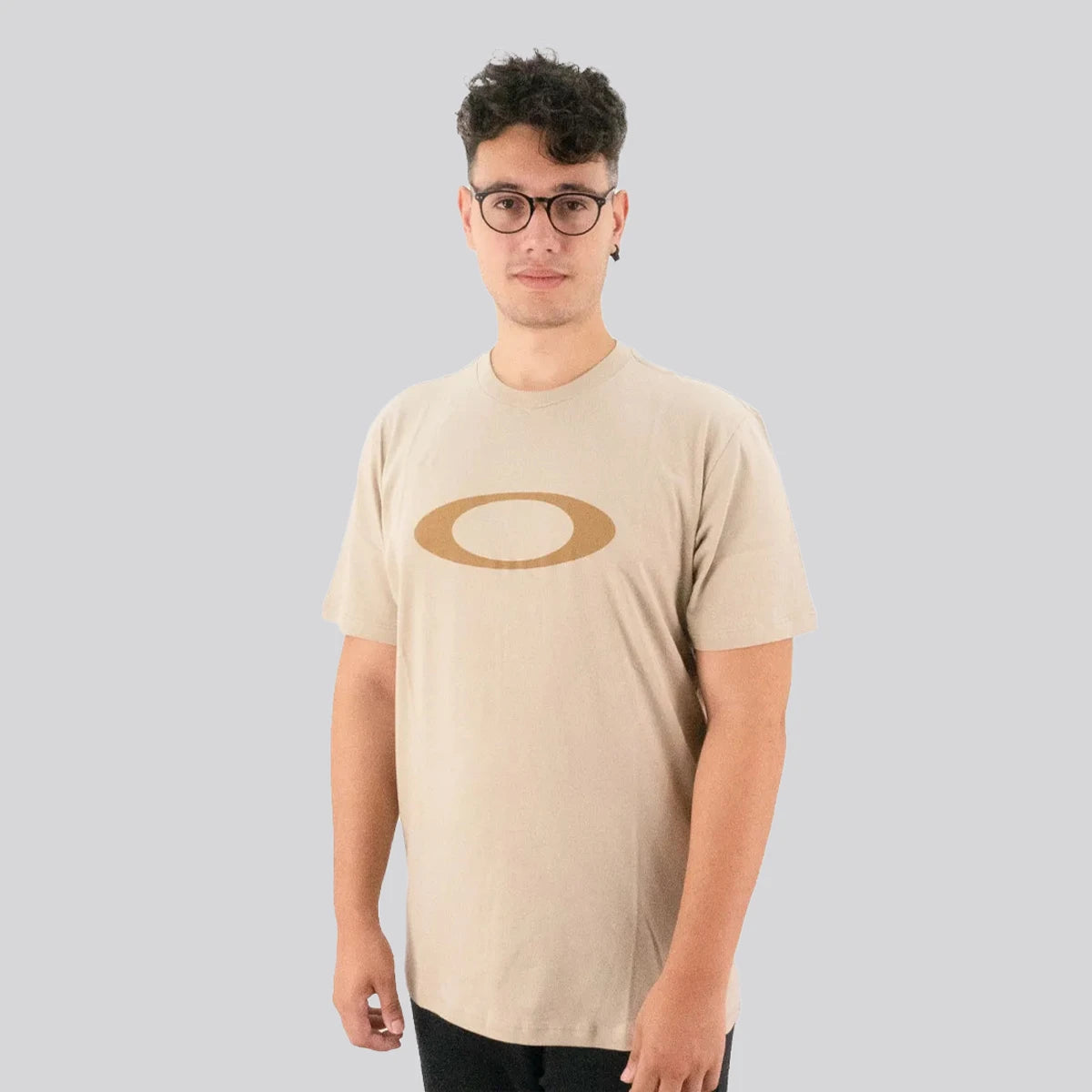 Polera Oakley O-Ellipse Beige