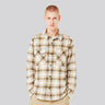 Camisa Oakley 90s Plaid LS Mist/Pebble/Army G Check