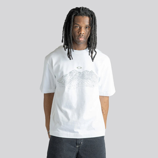 Polera Oakley Wired MTN Scape White