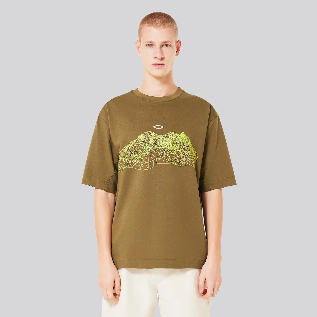 Polera Oakley Wired MTN Scape Army Green