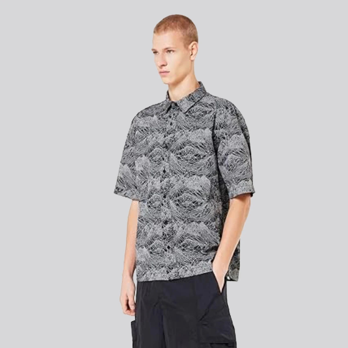 Camisa Oakley Printed Grey
