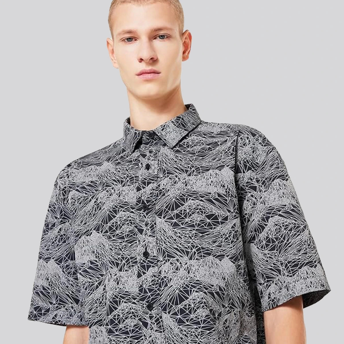 Camisa Oakley Printed Grey