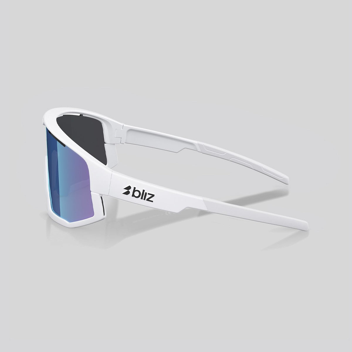 Lentes de Sol Bliz Fusion Matte White / Smoke Blue Multicolor