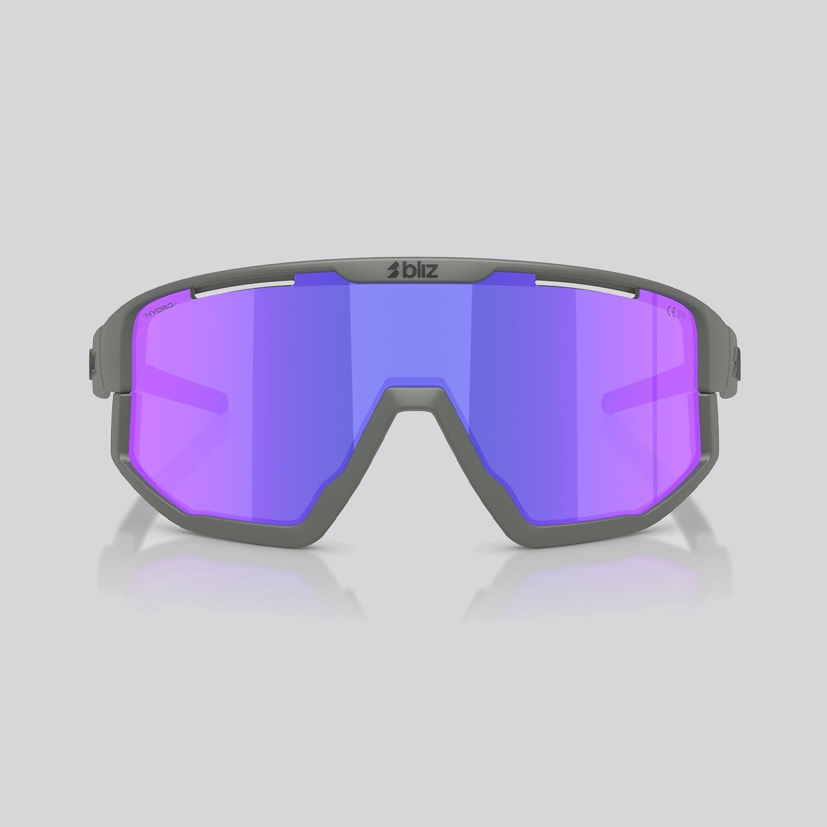 Lentes de Sol Bliz Fusion Matte Grey / Smoke Purple Multicolor