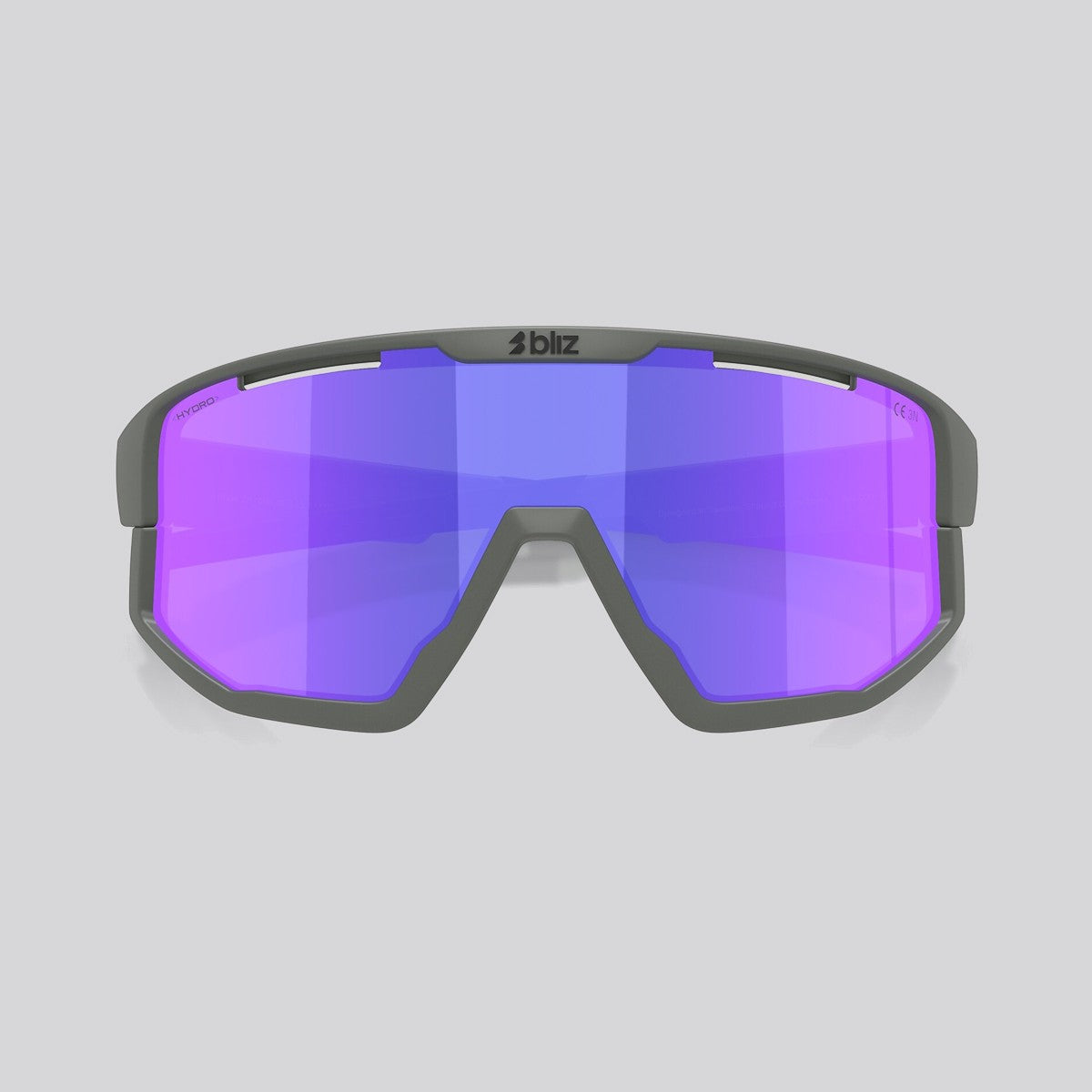 Lentes de Sol Bliz Fusion Matte Grey / Smoke Purple Multicolor