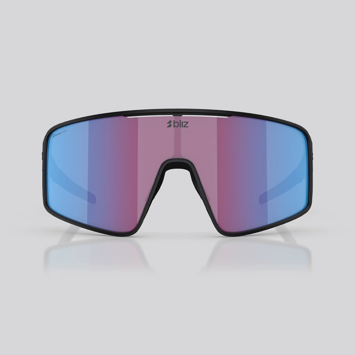 Lentes de Sol Bliz P001 Matte Black / Rose Violet Mirror Blue