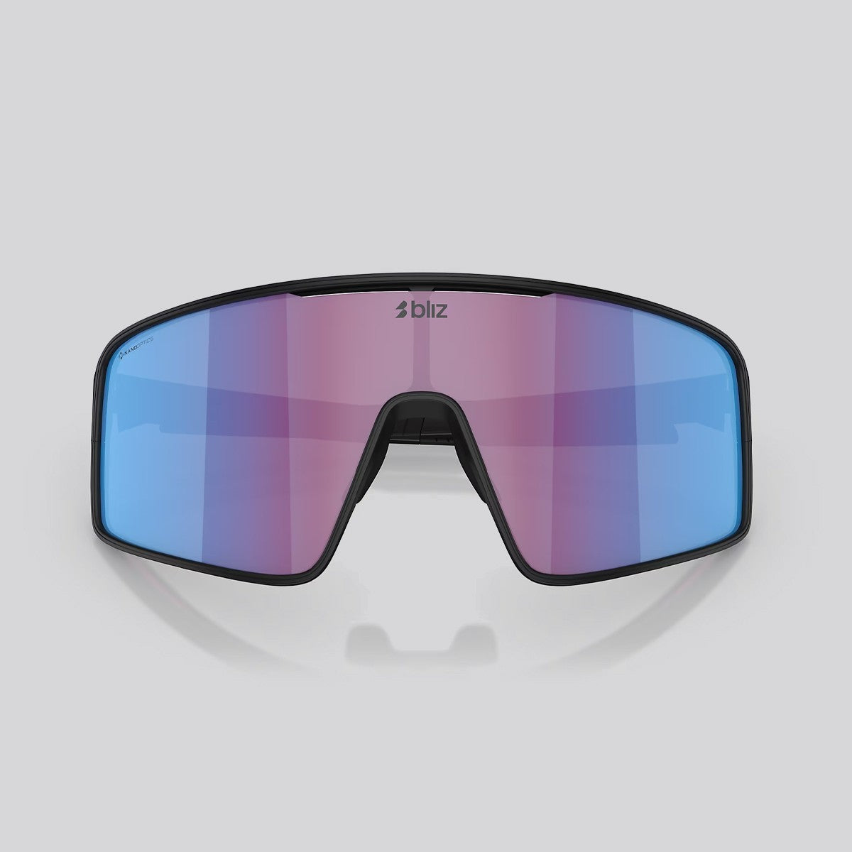 Lentes de Sol Bliz P001 Matte Black / Rose Violet Mirror Blue