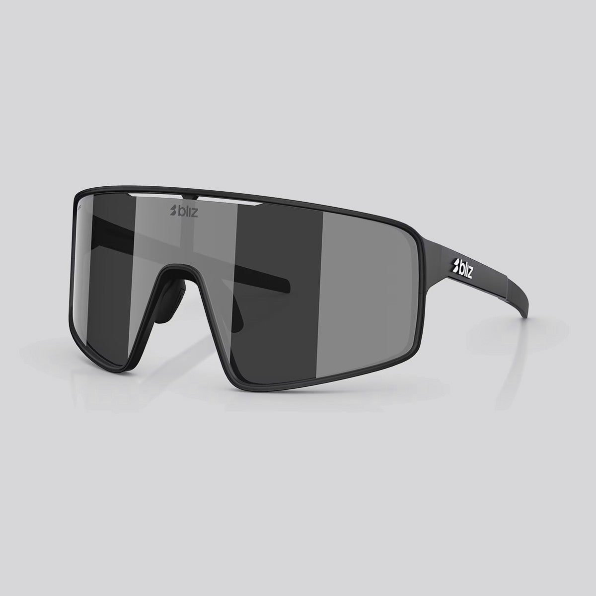 Lentes de Sol Bliz P001 Matte Black / Smoke Silver Mirror
