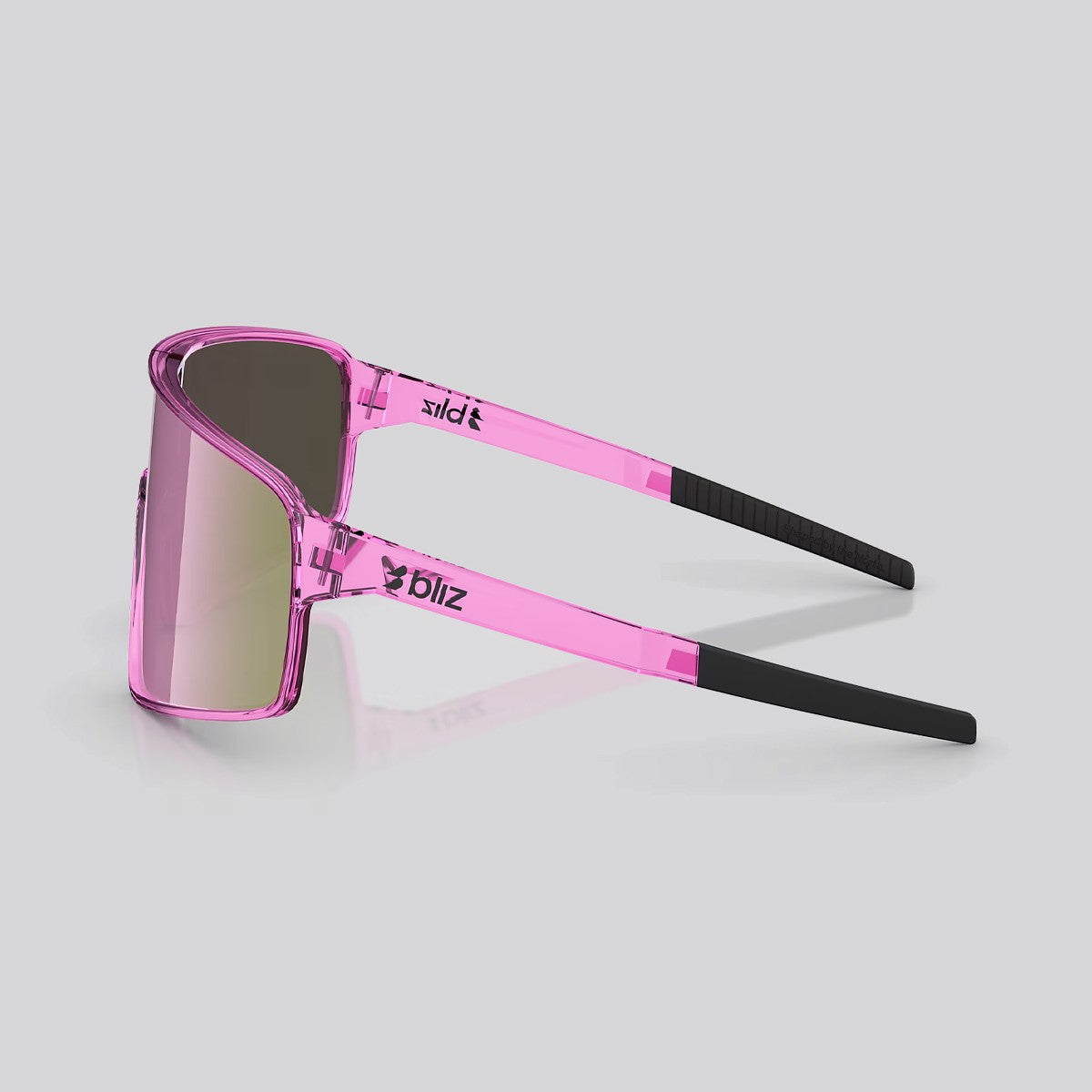 Lentes de Sol Bliz P001 Transparent Pink / Brown Rose Multicolor