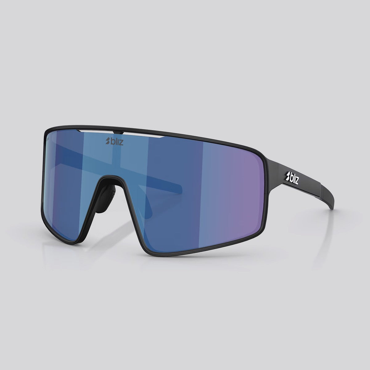 Lentes de Sol Bliz P001 Matte Black / Smoke Blue Multicolor