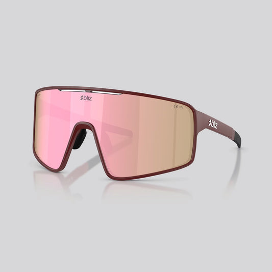 Lentes de Sol Bliz P001 Matte Burgundy / Brown Rose Multicolor