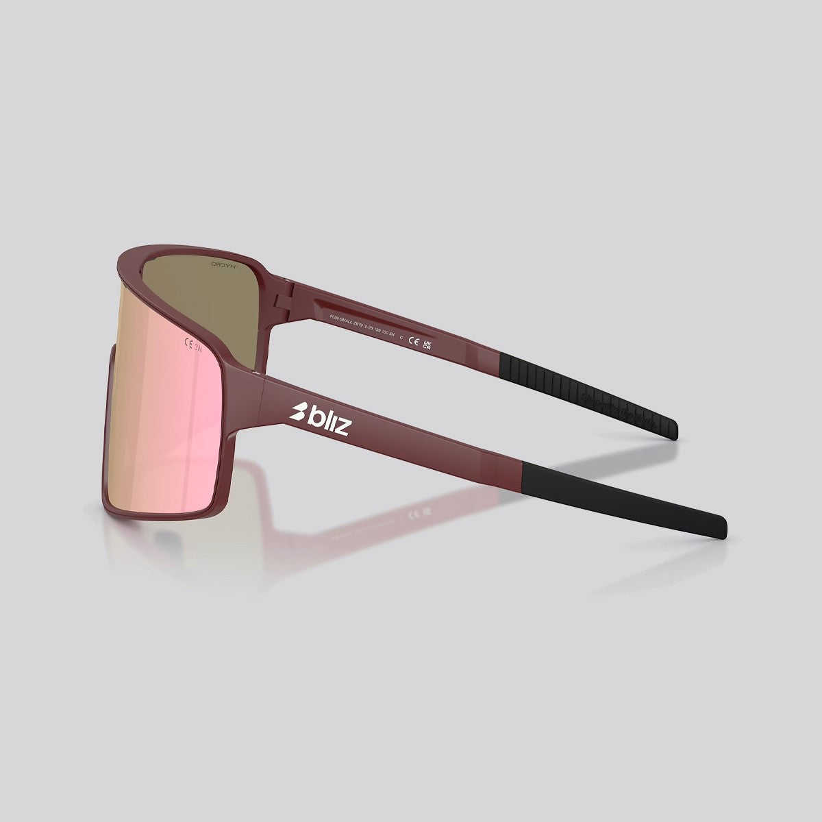 Lentes de Sol Bliz P001 Matte Burgundy / Brown Rose Multicolor