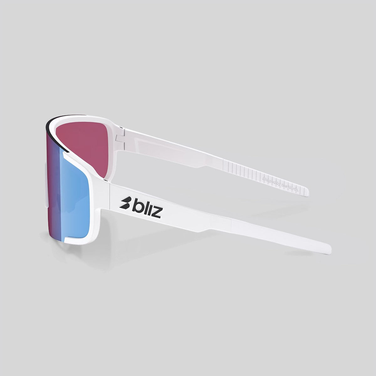 Lentes de Sol Bliz P003 Matte White / Rose Violet Mirror Blue