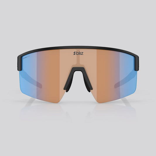 Lentes de Sol Bliz P004 Matte Black / Coral Orange Mirror Blue
