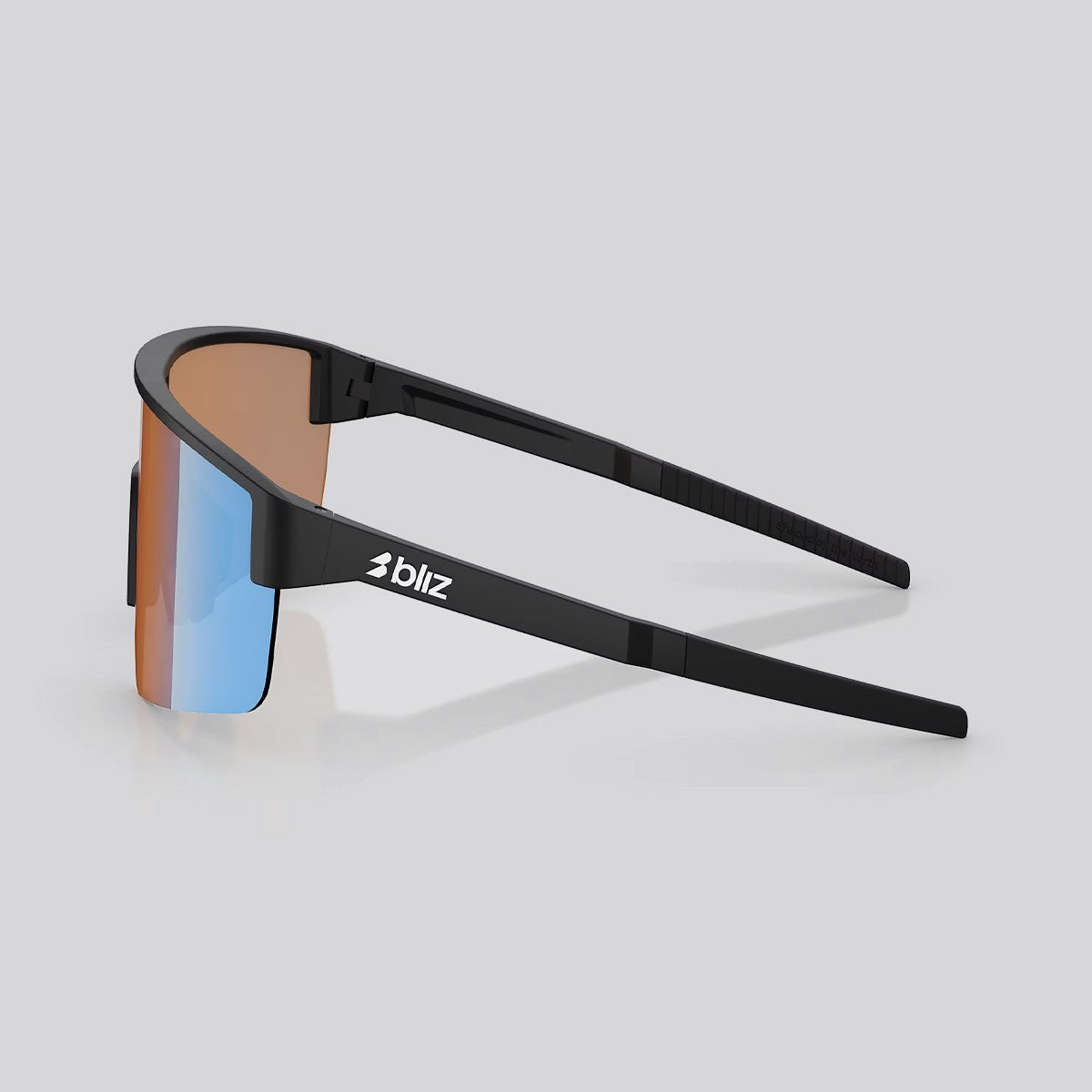 Lentes de Sol Bliz P004 Matte Black / Coral Orange Mirror Blue