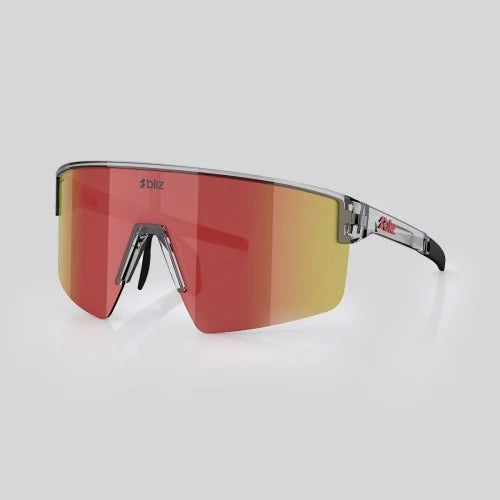 Lentes de Sol Bliz P004 Transparent Dark Grey / Red Bliz