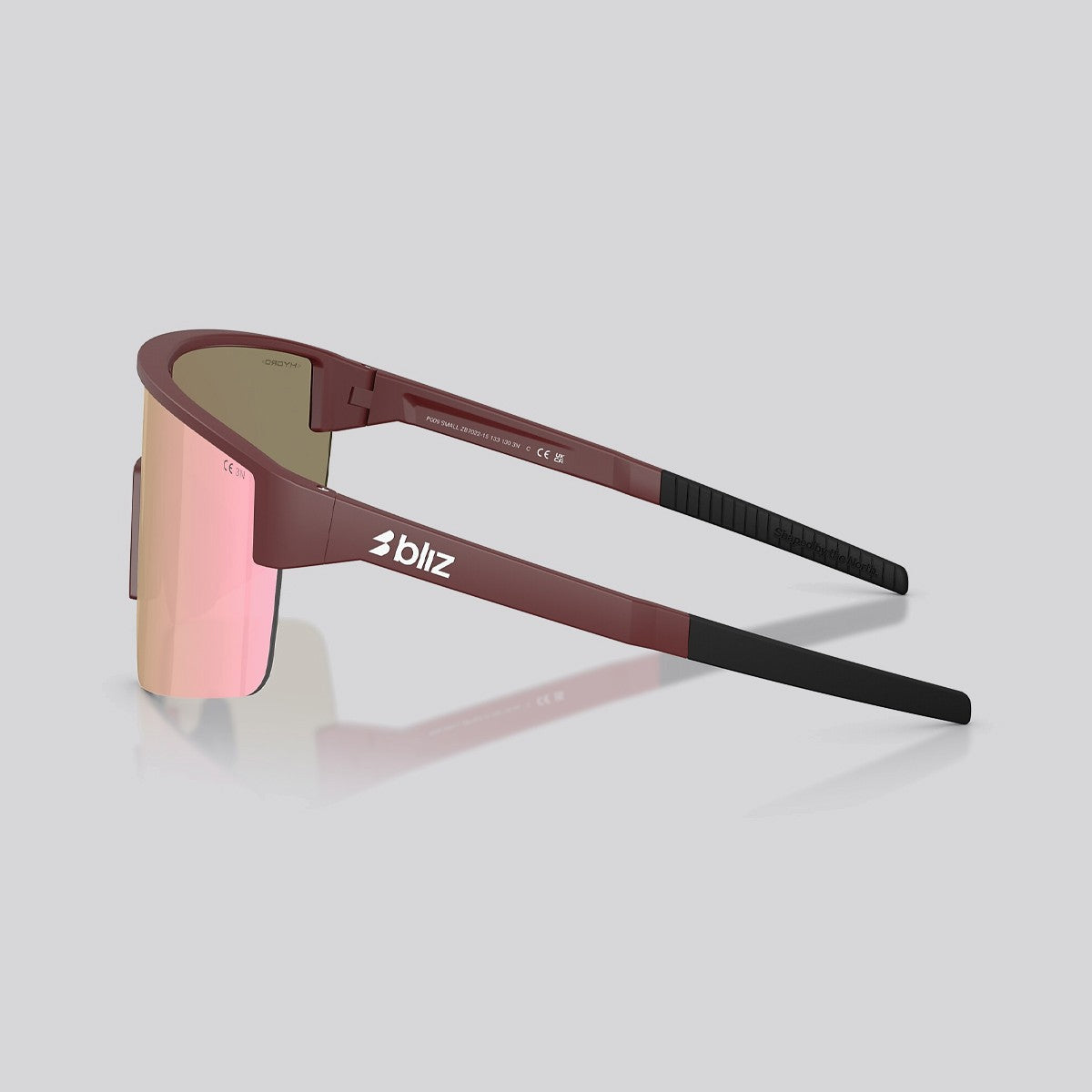 Lentes de Sol Bliz P004 Matte Burgundy / Brown Rose Multicolor