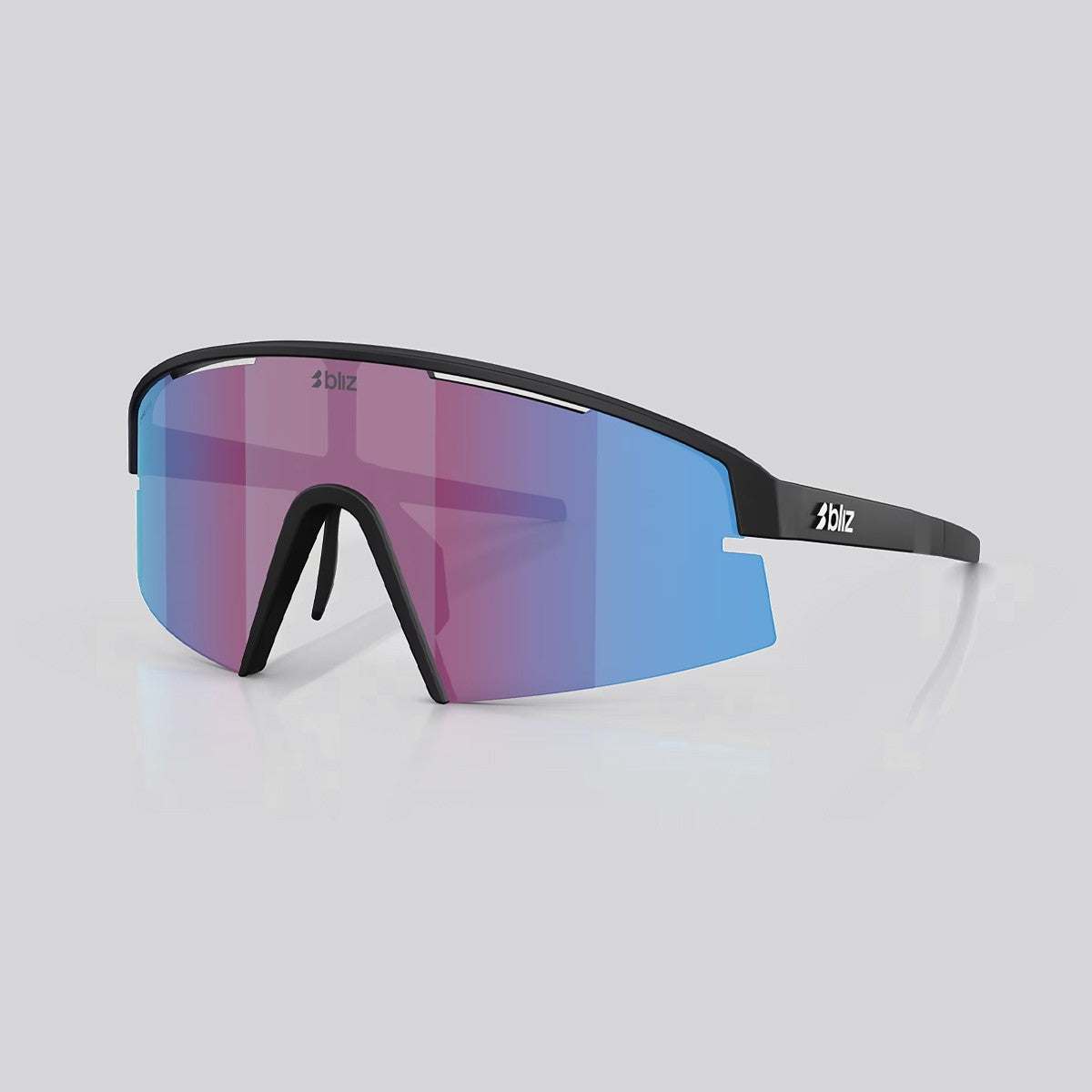 Lentes de Sol Bliz P006 Matte Black / Nano Optics Violet Blue Multicolor