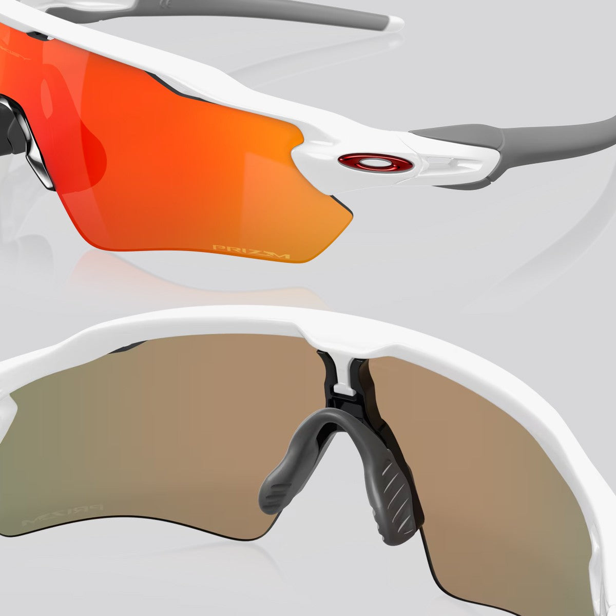 Lentes de Sol Oakley Radar EV Path XL Polished White / Prizm Ruby