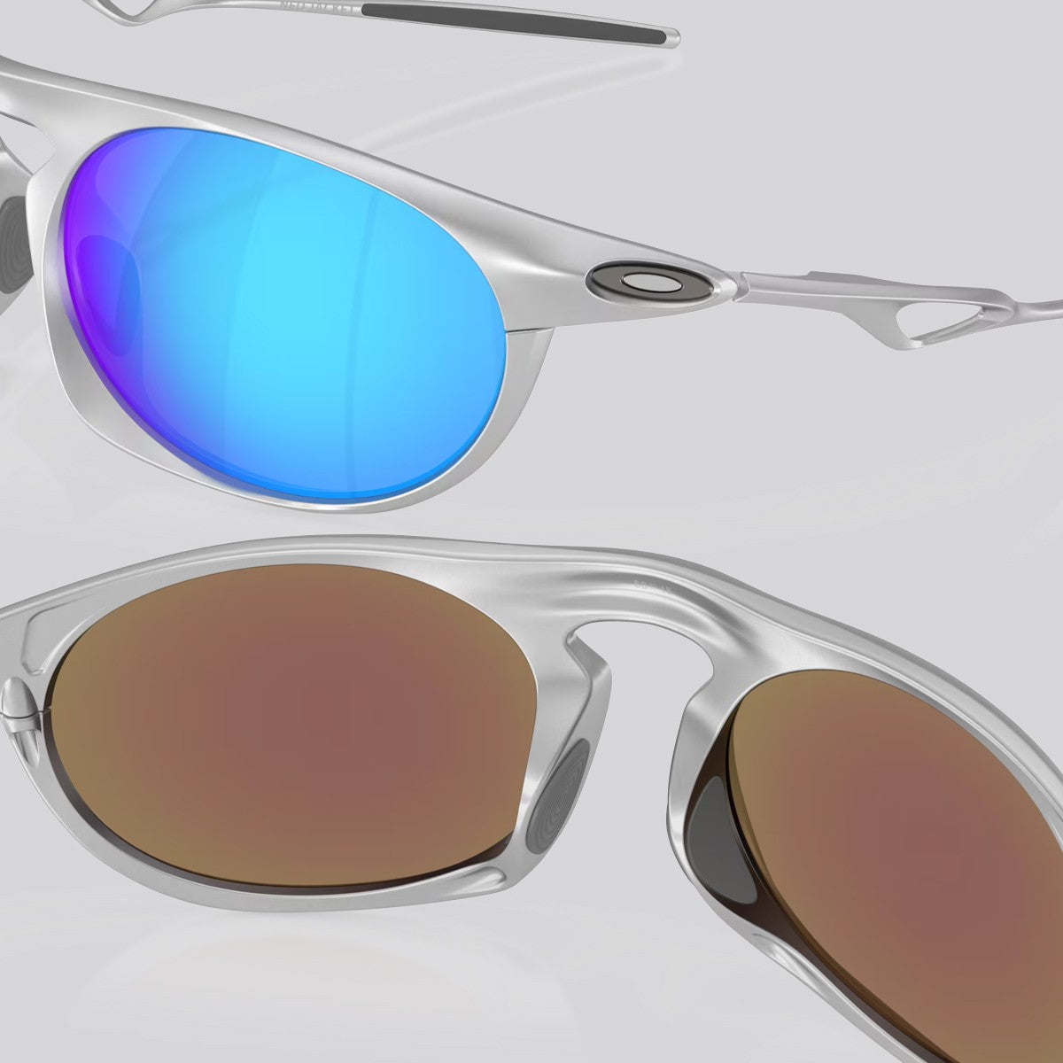 Lentes de Sol Oakley Neo Jacket Satin Chrome / Prizm Sapphire