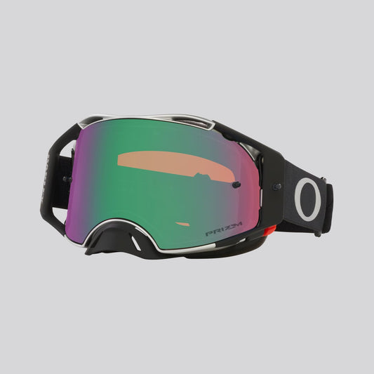 Antiparras Oakley Airbrake MX Tuff Blocks Gunmetal Black/Prizm Jade Iridium
