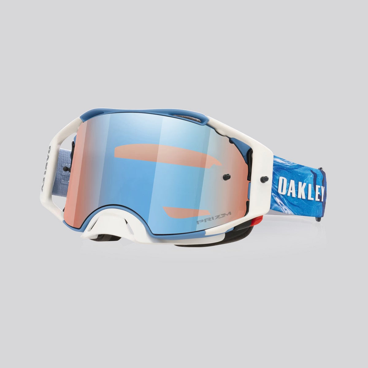 Antiparras Oakley Airbrake MX White / Prizm MX Sapphire Iridium