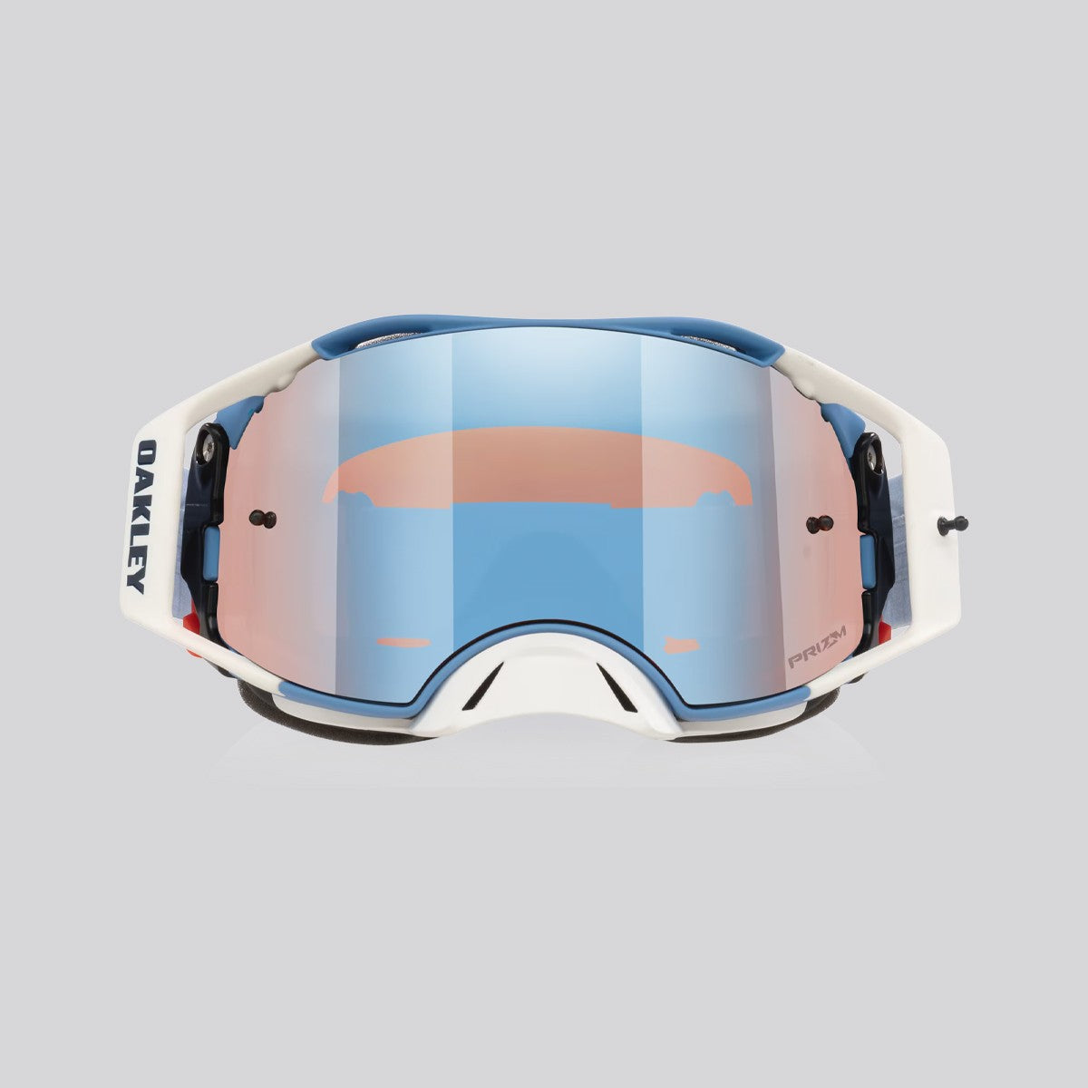 Antiparras Oakley Airbrake MX White / Prizm MX Sapphire Iridium