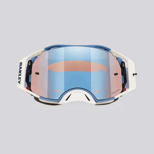 Antiparras Oakley Airbrake MX White / Prizm MX Sapphire Iridium