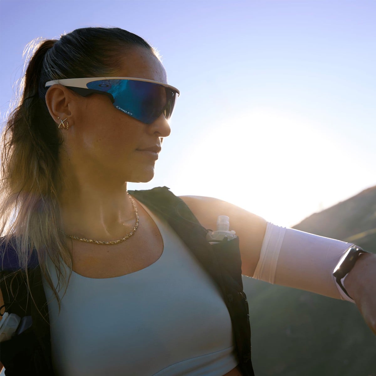 Lentes de sol Oakley Vanguard Meta Prizm/White/Blue