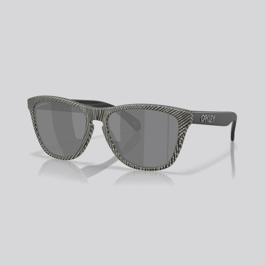 Lentes de Sol Oakley Frogskins Prizm Black/Matte Grey Ink Fingerprint