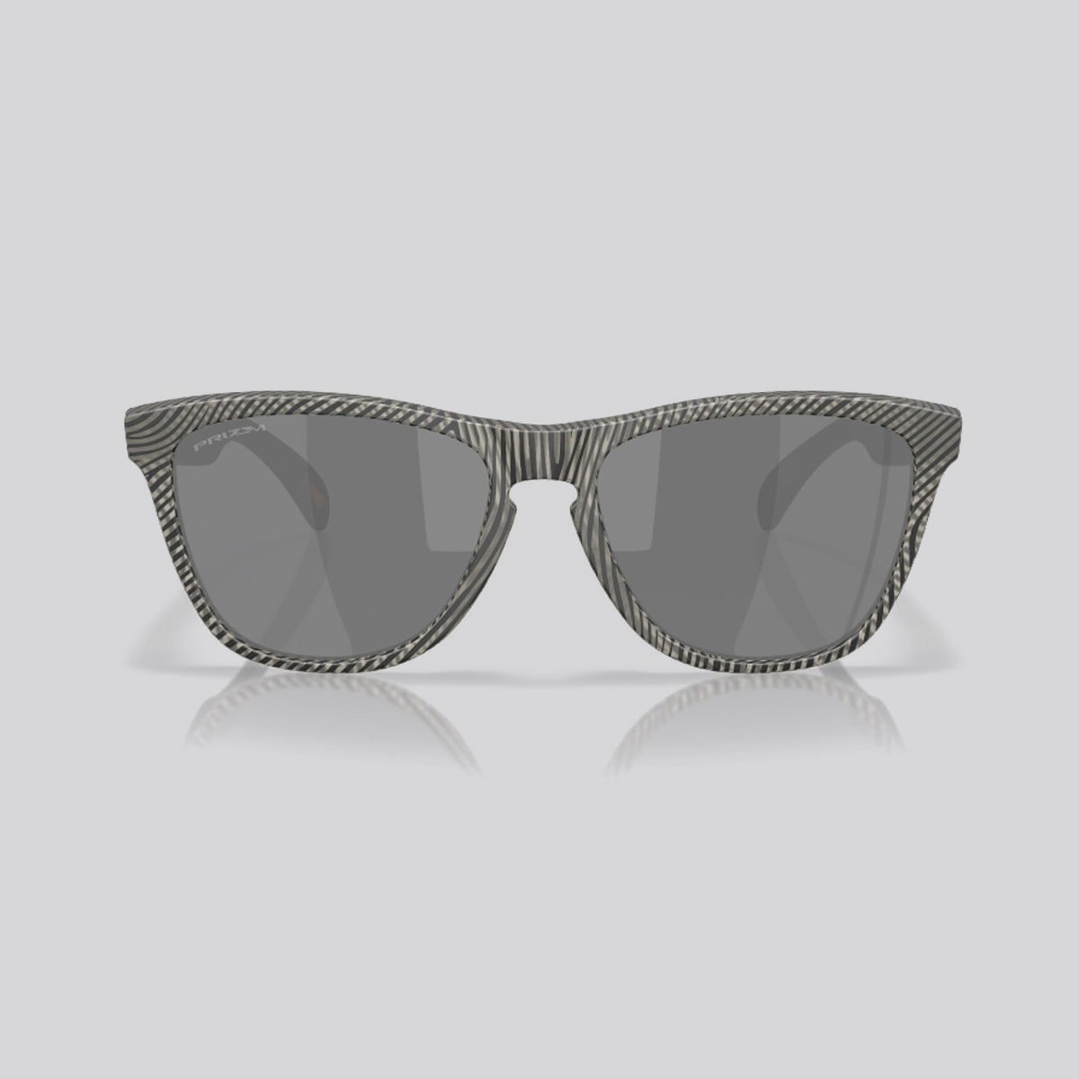Lentes de Sol Oakley Frogskins Prizm Black/Matte Grey Ink Fingerprint