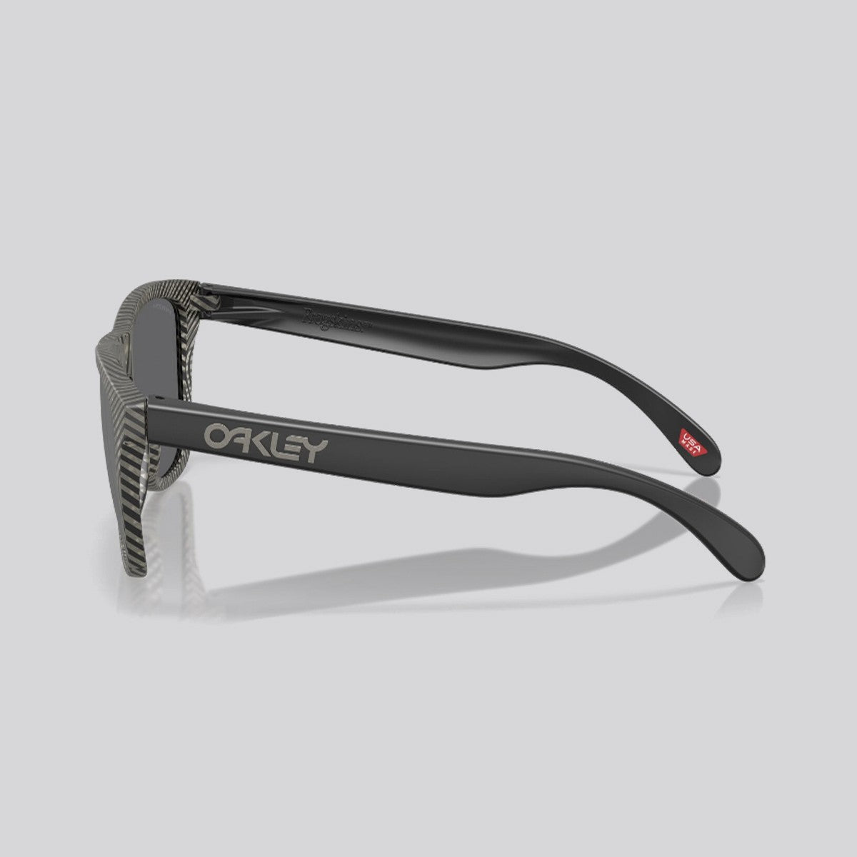 Lentes de Sol Oakley Frogskins Prizm Black/Matte Grey Ink Fingerprint