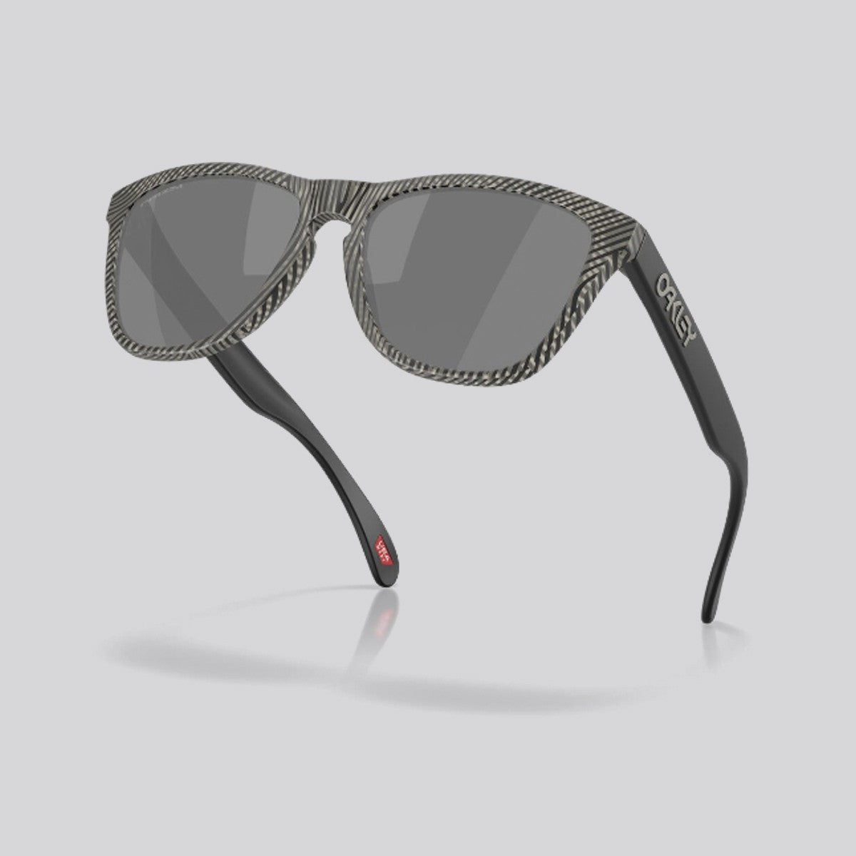 Lentes de Sol Oakley Frogskins Prizm Black/Matte Grey Ink Fingerprint