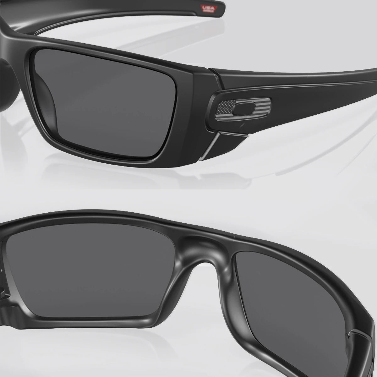 Lentes de Sol Oakley Standard Issue Fuel Cell USA Flag Collection Matte Black/Black Iridium