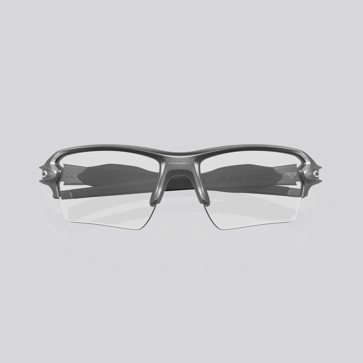 Lentes de Sol Oakly Flak 2.0 XL Steel Frame/Clear to Black Iridium Photochromic
