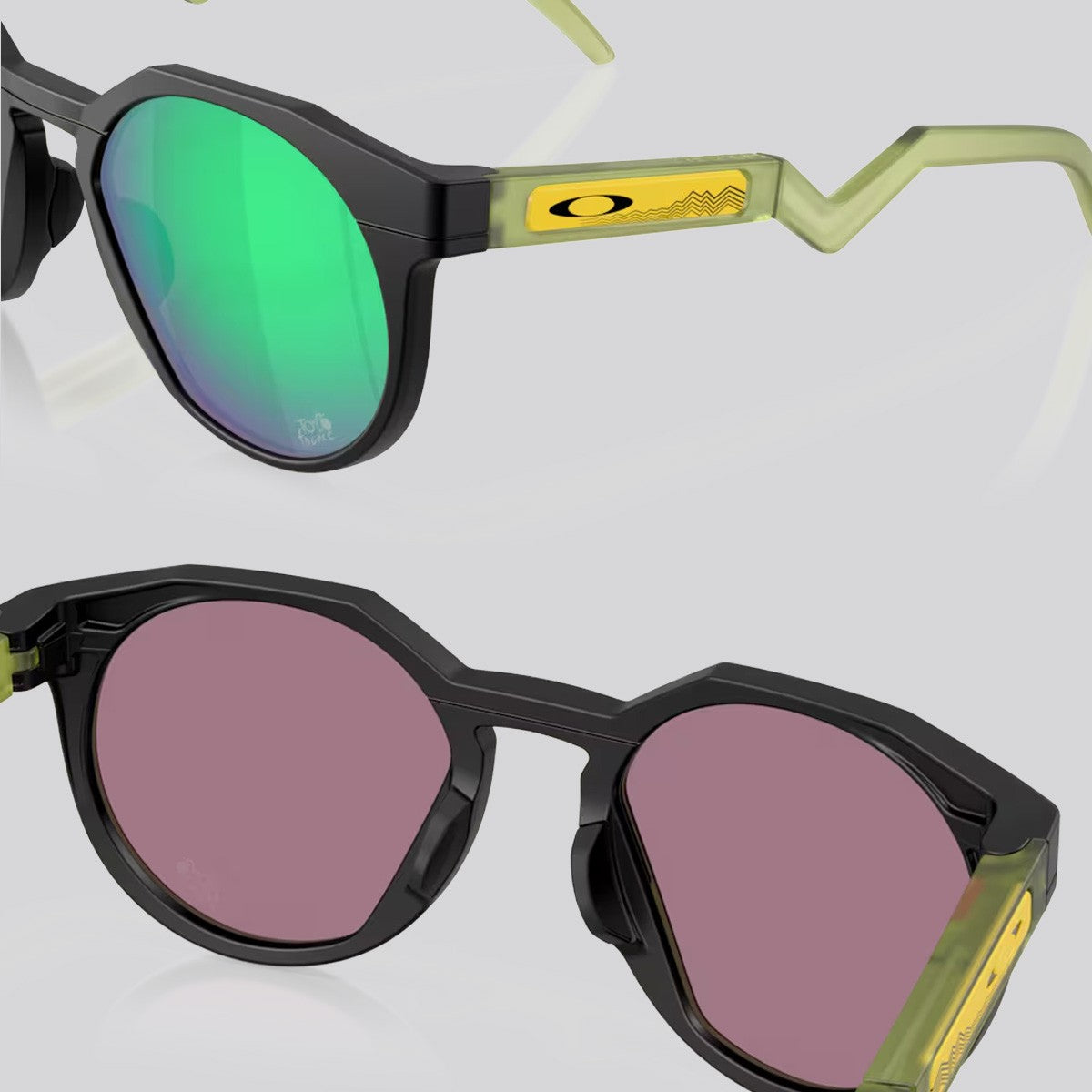 Lentes de Sol Oakley HSTN Tour de France Prizm jade Lenses/Matte Black Frame