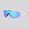 Lentes de Sol Oakley Sphaera Matte White / Prizm Sapphire Polarizado
