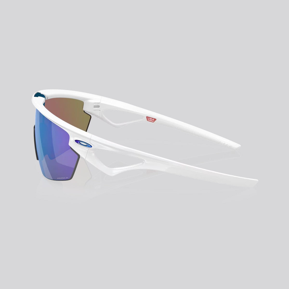 Lentes de Sol Oakley Sphaera Matte White / Prizm Sapphire Polarizado