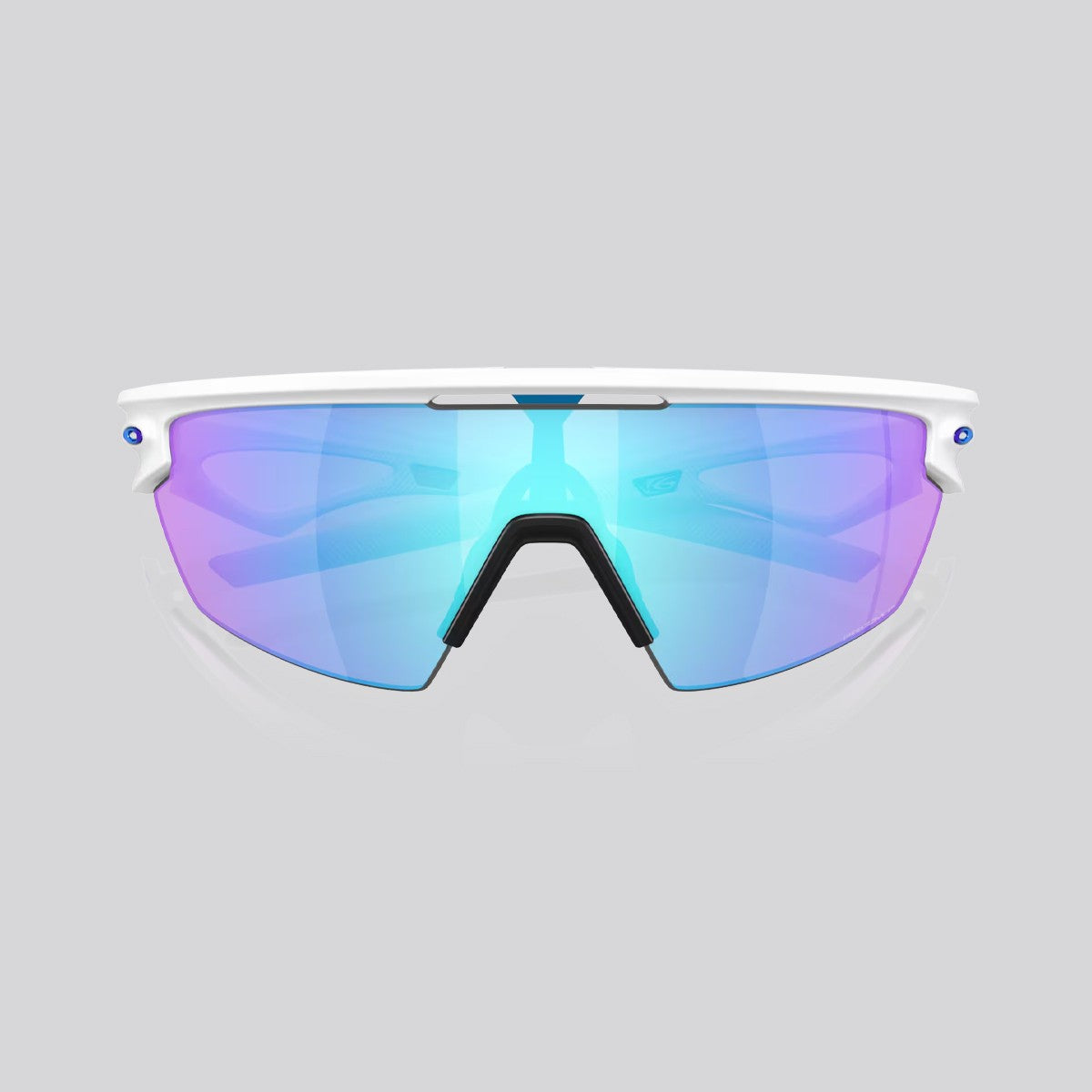 Lentes de Sol Oakley Sphaera Matte White / Prizm Sapphire Polarizado