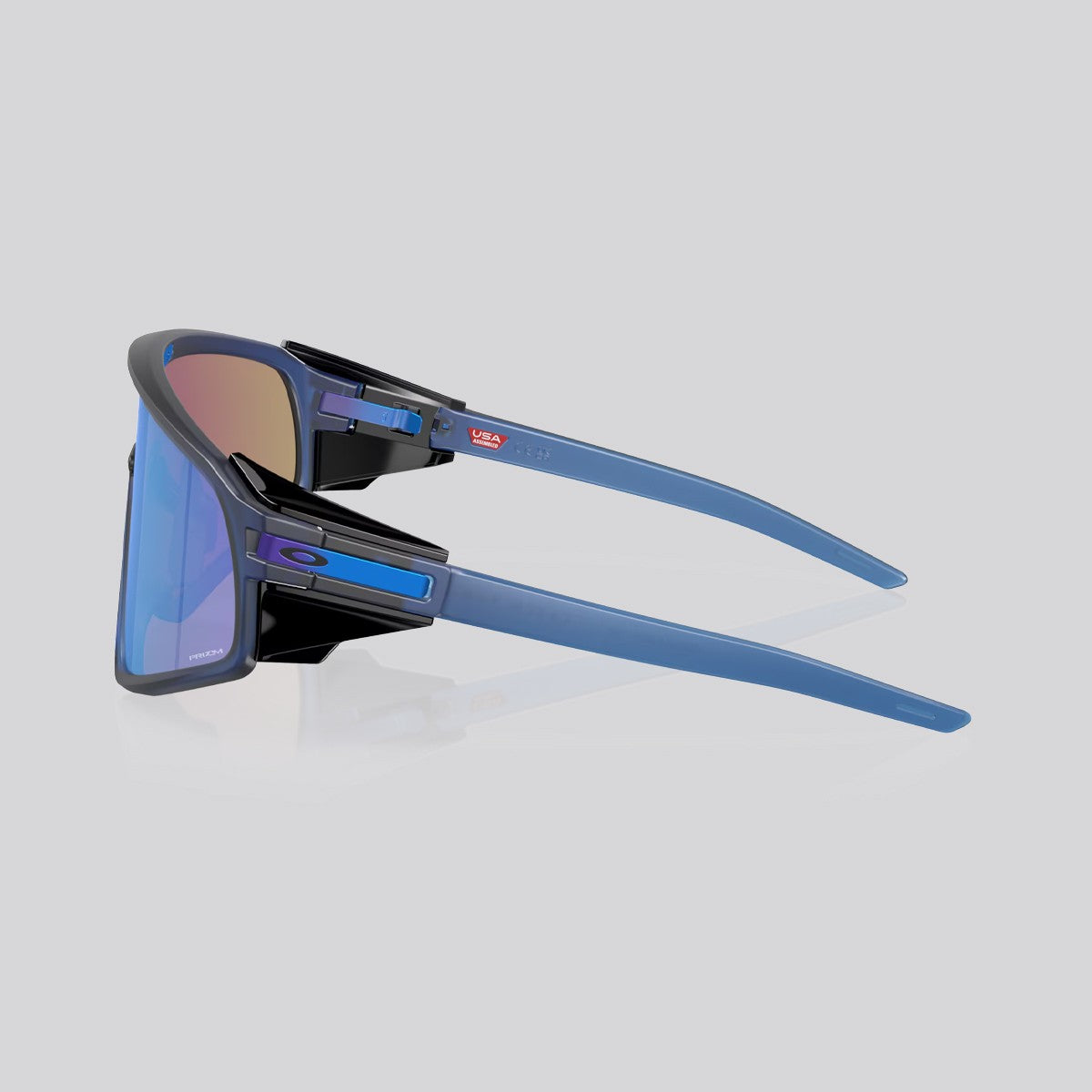 Lentes de Sol Oakley Latch Panel Prizm Sapphire/Matte Transparent Navy Frame