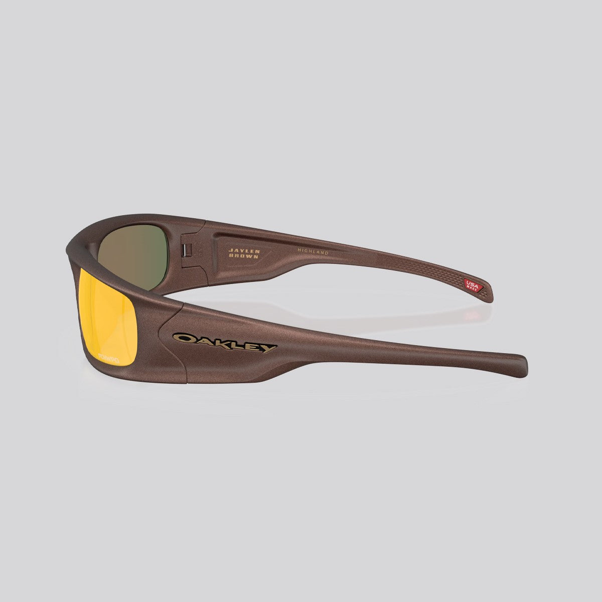 Lentes de Sol Oakley Highland Jaylen Brown Signature Series Brown/Prizm Ruby