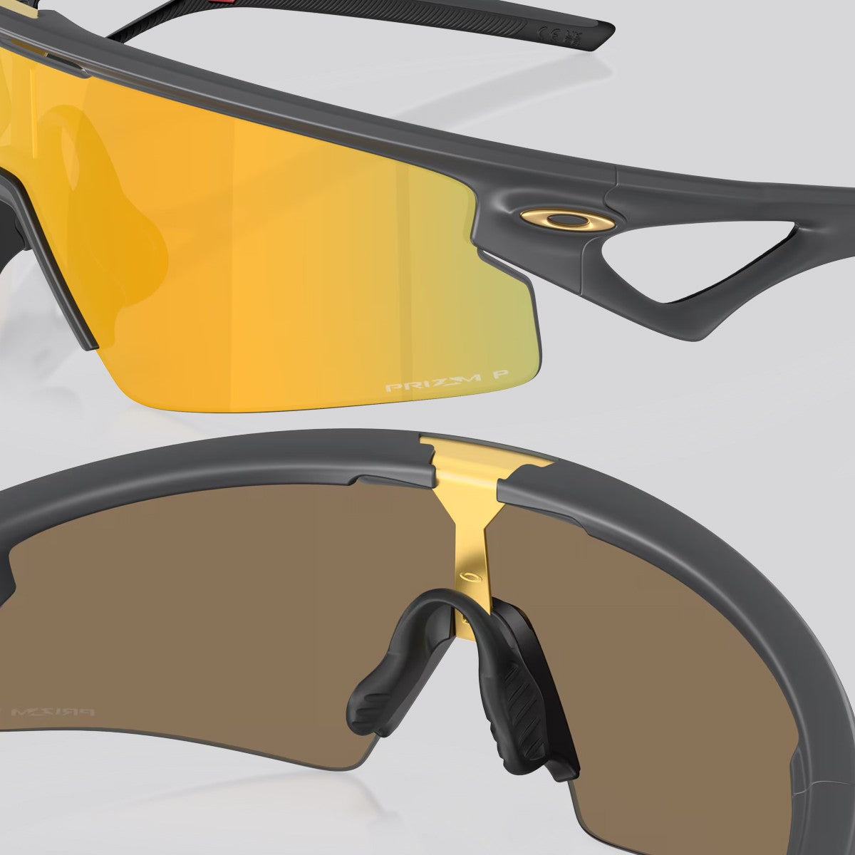 Lentes de Sol Oakley Sphaera Strike Prizm 24K Polar/Matte Carbon